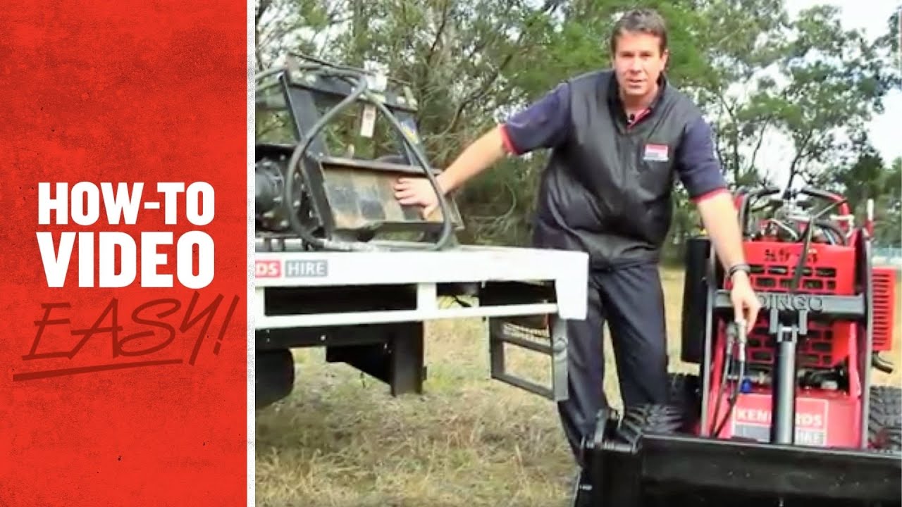 How to Change Attachments on a Mini Loader