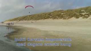 preview picture of video 'OP87, 'Nederen' med vinden på Vejers Strand, 20140727'