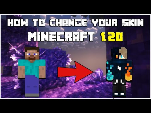 Minecraft TGK - How To Change Your Minecraft Skin in Minecraft 1.20.2 → 1.20.1!