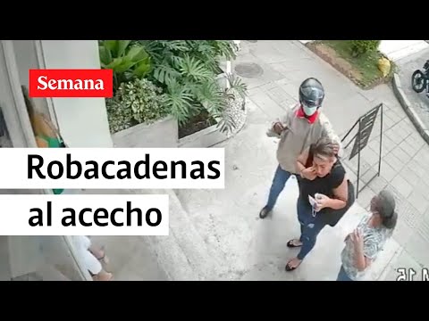 Continúan los hurtos de cadenas de oro en Bucaramanga |Semana Noticias