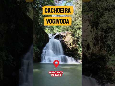 CACHOEIRA VOGIVODA um lugar lindo em Mato Rico. #natureza #turismo
