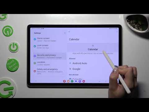 How to Change App Permissions on Samsung Galaxy Tab S9 / Adjust App Preferences