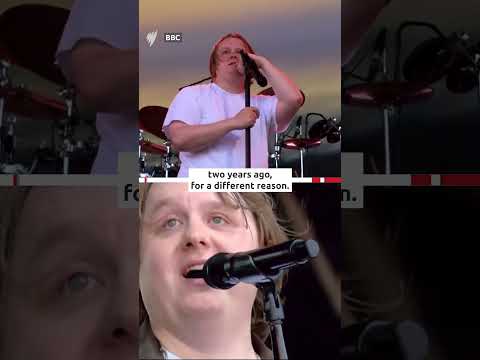 Lewis Capaldi makes emotional return to Glastonbury