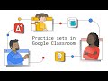 YouTube video of practice sets in Google Classroom