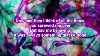 Christina Grimmie ft Adam Levine - Somebody That I Used To Know (Lyrics)