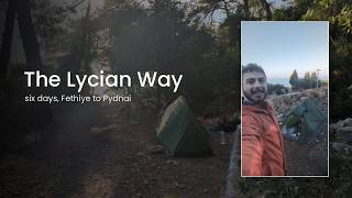 The Lycian Way · six days from Fethiye to Pydnai