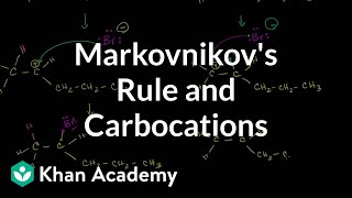 Markovnikov's Rule and Carbocations