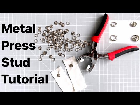 Metal popper tutorial, how to attach metal Press Stud Poppers, diy, PRONG PRESS PLIERS, Anita Benko