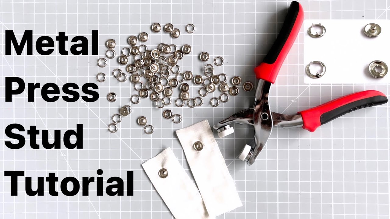 Metal popper tutorial, how to attach metal Press Stud Poppers, diy, PRONG PRESS PLIERS, Anita Benko