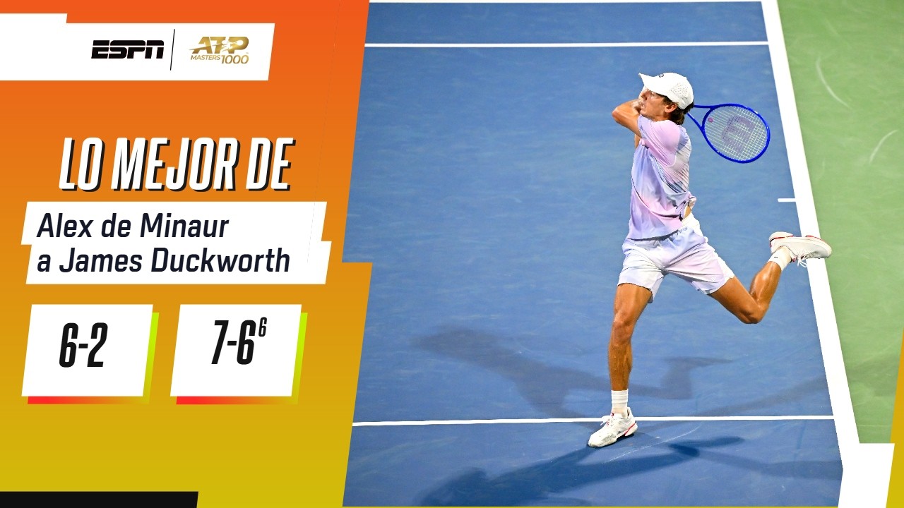 DE MINAUR SUPERÓ A DUCKWORTH Y AVANZÓ EN EL ATP MONTREAL | De Minaur 6-2 7-6 Duckworth | HIGHLIGHTS