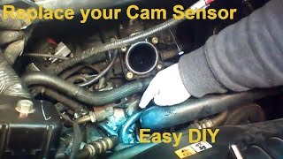 2001 Ford Econoline Van E-150 4.2 V6 Camshaft Synchronizer Sensor Replace install sensor location