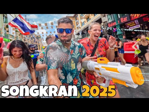 Foreigners Experience Songkran for the FIRST TIME in Bangkok