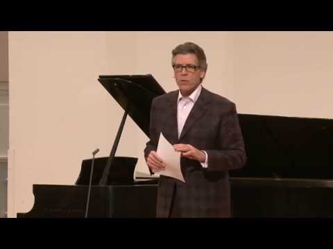 2015 Thomas Hampson Voice Masterclass: Q & A with Online Audience