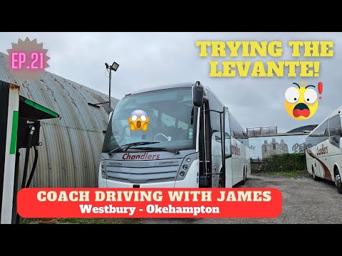 Coach Driving With James Ep.21 - Driving the Levante to Okehampton
