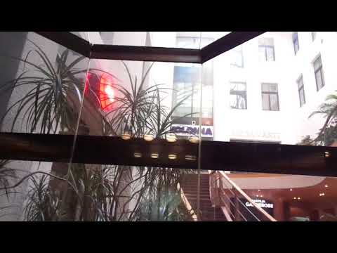 Amazing 1995 OTIS Series 1 Roped Hydraulic Scenic Elevator @ Basteja Pasāža, Riga, Latvia