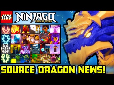 All 7 Source Dragons' Elements Revealed! 🐉 Ninjago Dragons Rising Source Dragon News and Overview!