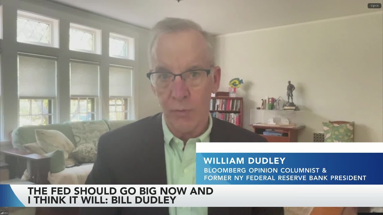 Bill Dudley: The Fed Should Cut Rates by 50 Points