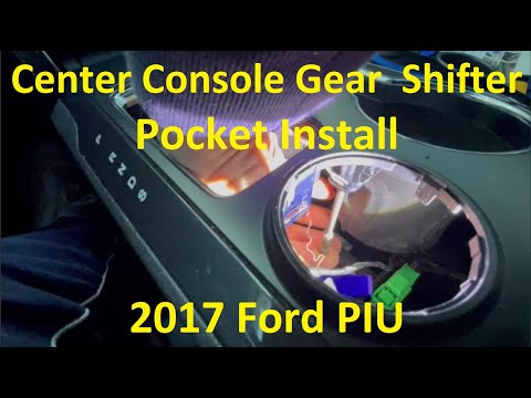 2017 Ford Police Interceptor Utility PIU Center Console Shifter hole filler Install Replacement part