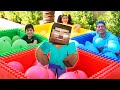 Jason and Friends Play The Colors Minecraft Water Challenge
