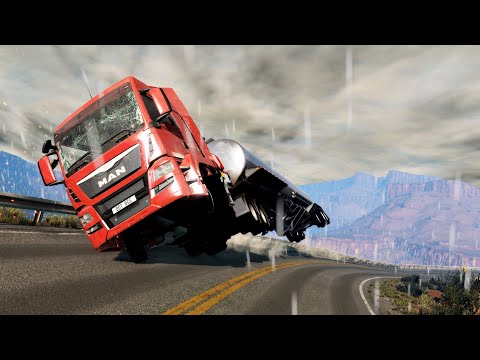 Truck Driving Crashes #8 – BeamNG.Drive