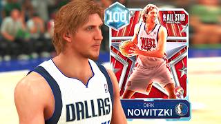 100 OVERALL DIRK NOWITZKI GAMEPLAY! THIS CARD IS LITERALLY FLAWLESS IN NBA 2K26 MyTEAM!