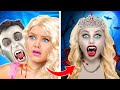 HOW TO BECOME VAMPIRE || Extreme Makeover With Gadgets! SFX Makeup Zombie By 123 GO! TRENDS