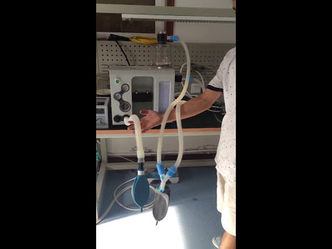 Semi automatic boyle anaesthesia machine, for icu use
