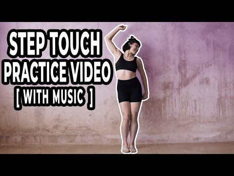 Step Touch Practice Video Follow Along [w/Music]