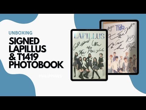 Signed Lapillus Photobook! (and T1419) | Unboxing PH