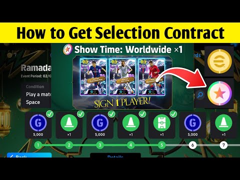 How to Get Ramadan Campaign Selection Contract Showtime Worldwide Blitz curler Neymar efootball 2026