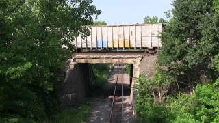 preview picture of video '664 AXLES! CSX 5341 at Rotterdam (29JUN2014)'