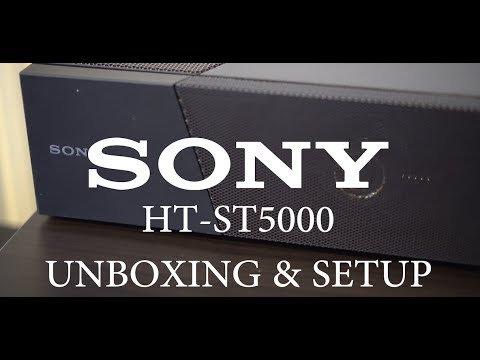 Sony HT-ST5000 Atmos Soundbar: Auspacken, Einrichten und erster Eindruck | Dolby Atmos | DTS-X