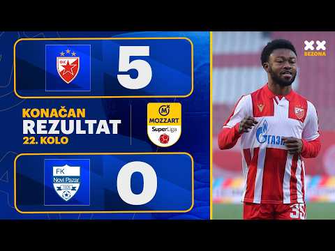 MBSLS 2025/26 - 22.Kolo: CRVENA ZVEZDA – NOVI PAZAR 5:0 (1:0)