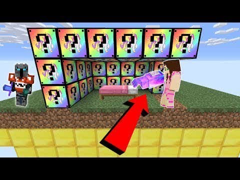 PopularMMOs Pat and Jen Minecraft: *EXPLOSIVE* UNICORN LUCKY BLOCK BEDWARS! - Modded Mini-Game