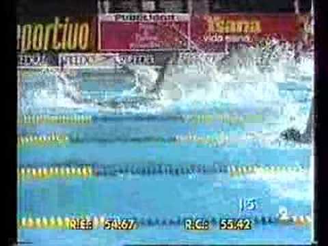 Cpto.de España 1997, Final 100 m. Espalda Masculino