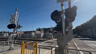 Stadler KISS Caltrain EMU #313 in Downtown San Mateo to San Francisco