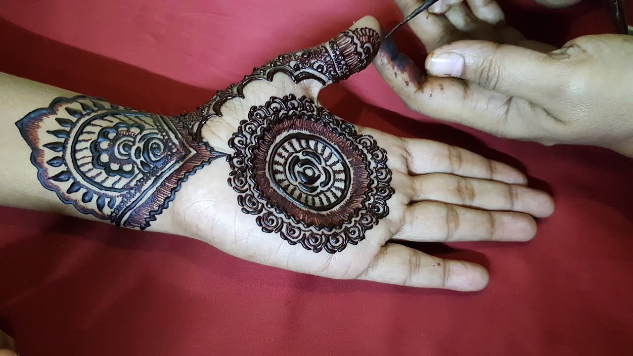 Mehndi Design|| Simple mehndi design||Easy mehndi design||step by step for beginner