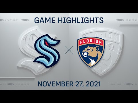 NHL Highlights | Kraken vs. Panthers - Nov. 27, 2021