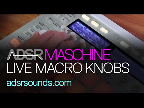 NI Maschine - macro knobs for live performing - How To Tutorial