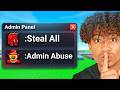 Using ADMIN PANEL To TROLL In Steal A Brainrot