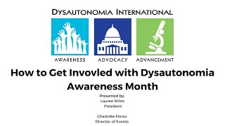 How to Get Involved with Dysautonomia Awareness Mo