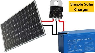 How to Make a Simple Solar Battery Charger