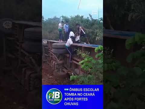ÔNIBUS ESCOLAR TOMBA NO CEARÁ: O que aconteceu em Ocara?