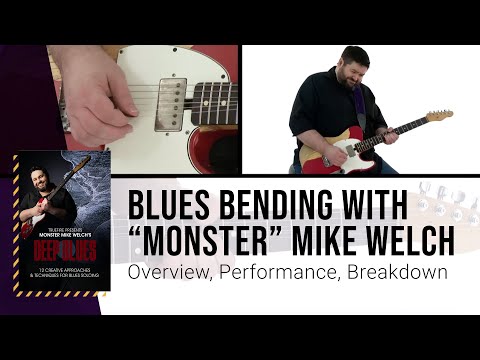 🎸 Blues Guitar String Bending Lesson with "Monster" Mike Welch