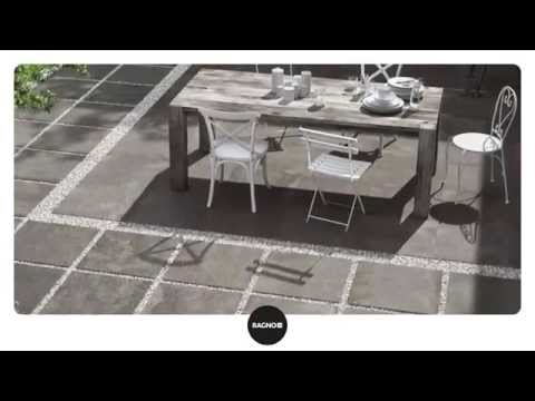 Posa a secco su ghiaia, gres 20 mm - Dry laying on gravel, stoneware 20 mm