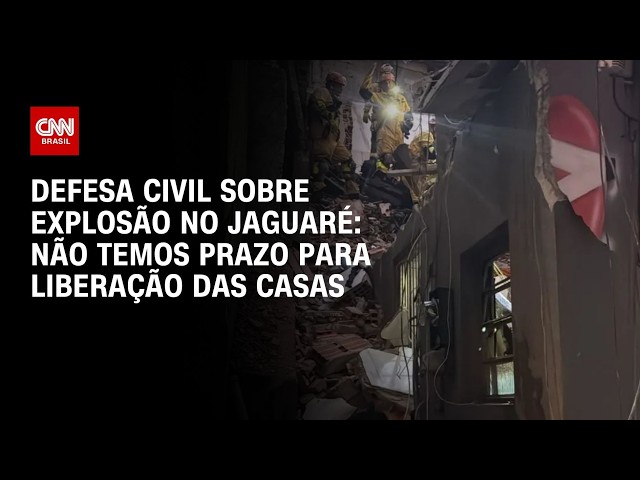 Casas afetadas por explosão no Jaguaré seguem sem prazo de liberação, diz Defesa Civil | CNN 360°