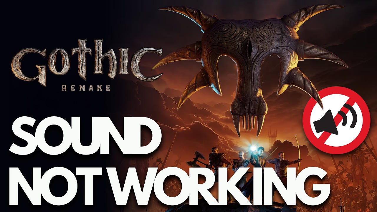 Gothic 1 Remake | FIX: Audio Not Working, Crackling, Stutter, Static & Muffled Sound on PC