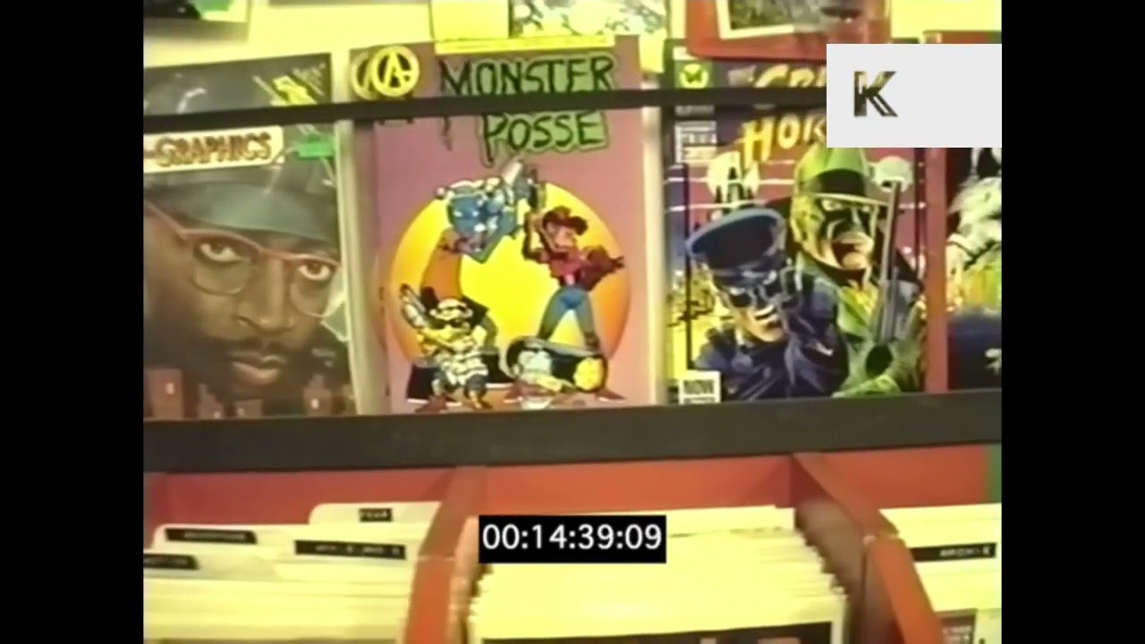 1990 Comic Book Store, Soho London | Kinolibrary x Dick Jewell