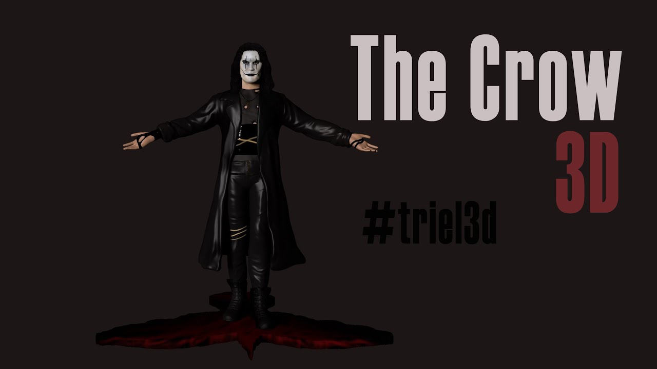 The Crow 3D Print Model