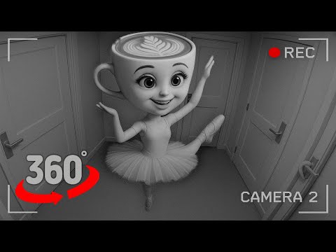 360° VR Ballerina Cappuccina in YOUR HOUSE!